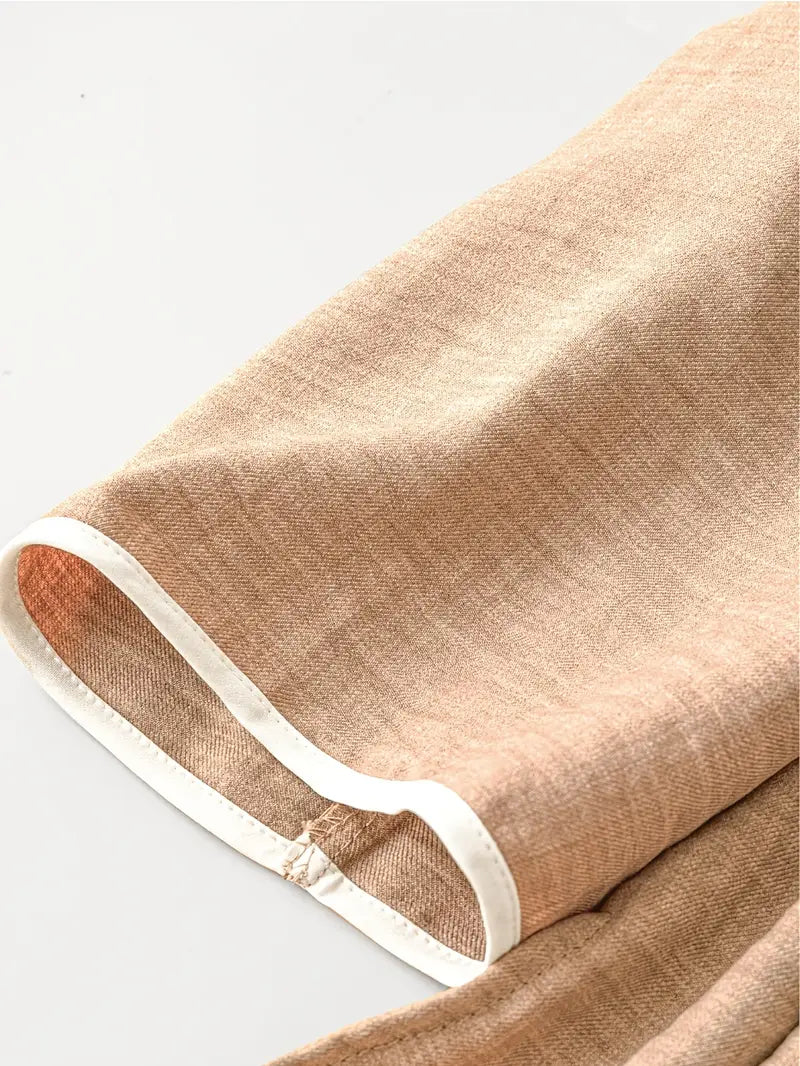 Beige Two-Piece Co-ord Set for Women